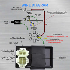 6pin AC CDI BOX wiring diagram