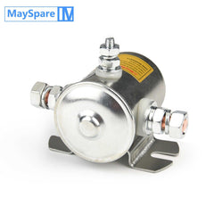 Max 200A 300A in Rush Continuous Duty Solenoid Relay Nickel-Plating for Golf Carts, Winch, Marine 12VDC 24VDC 36VDC