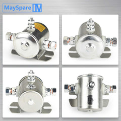 Max 200A 300A in Rush Continuous Duty Solenoid Relay Nickel-Plating for Golf Carts, Winch, Marine 12VDC 24VDC 36VDC