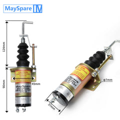 Stop Solenoid Valve SA 3405T 366 07197 Synchro Start 1502 12C7U2B2S1 2 Pins 12VDC