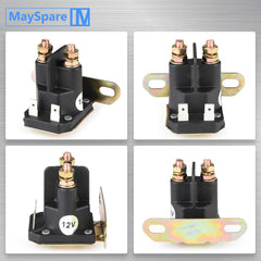 12V DC 4 Terminal Starter Solenoid Multi angle display