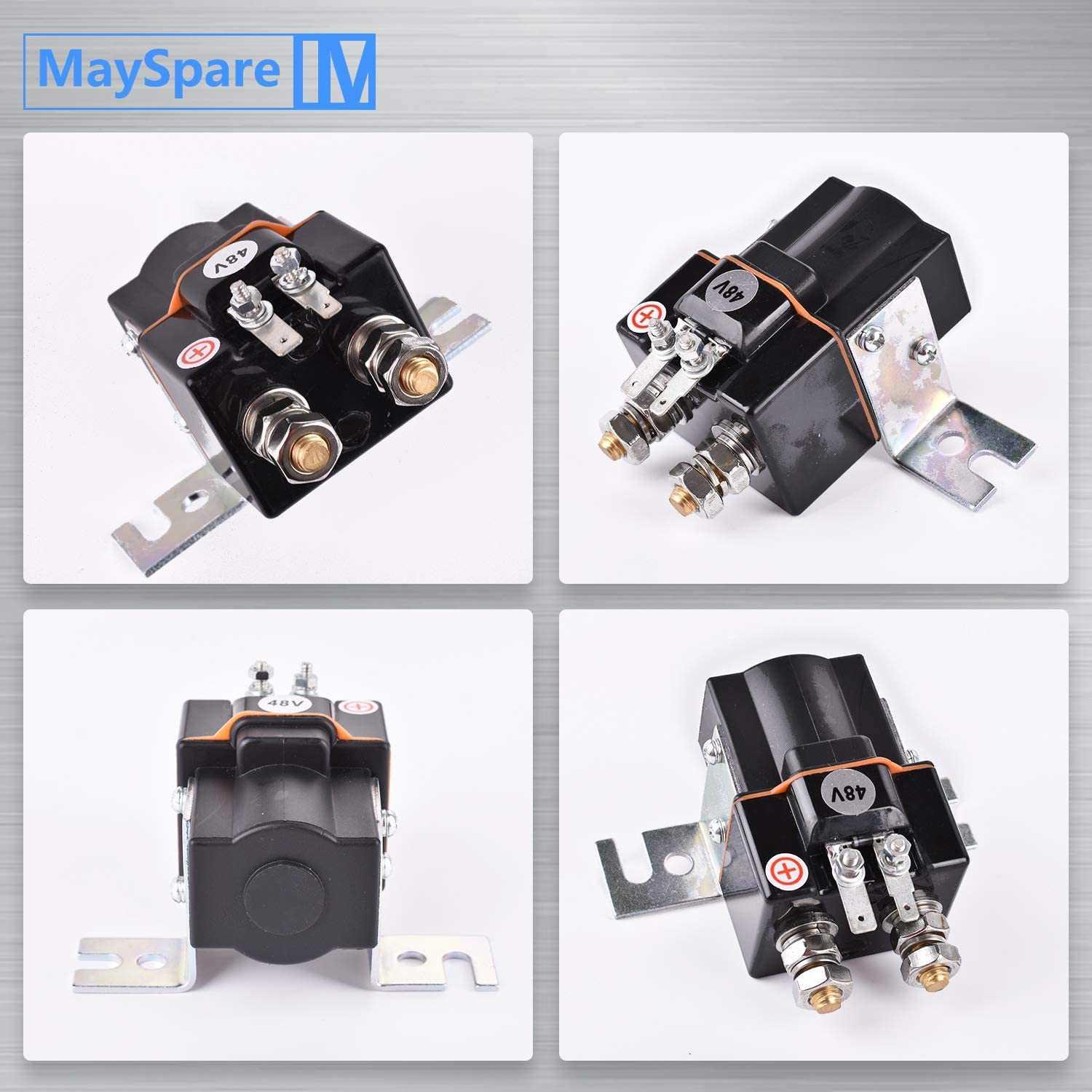 48V Golf cart Solenoid Multi angle display