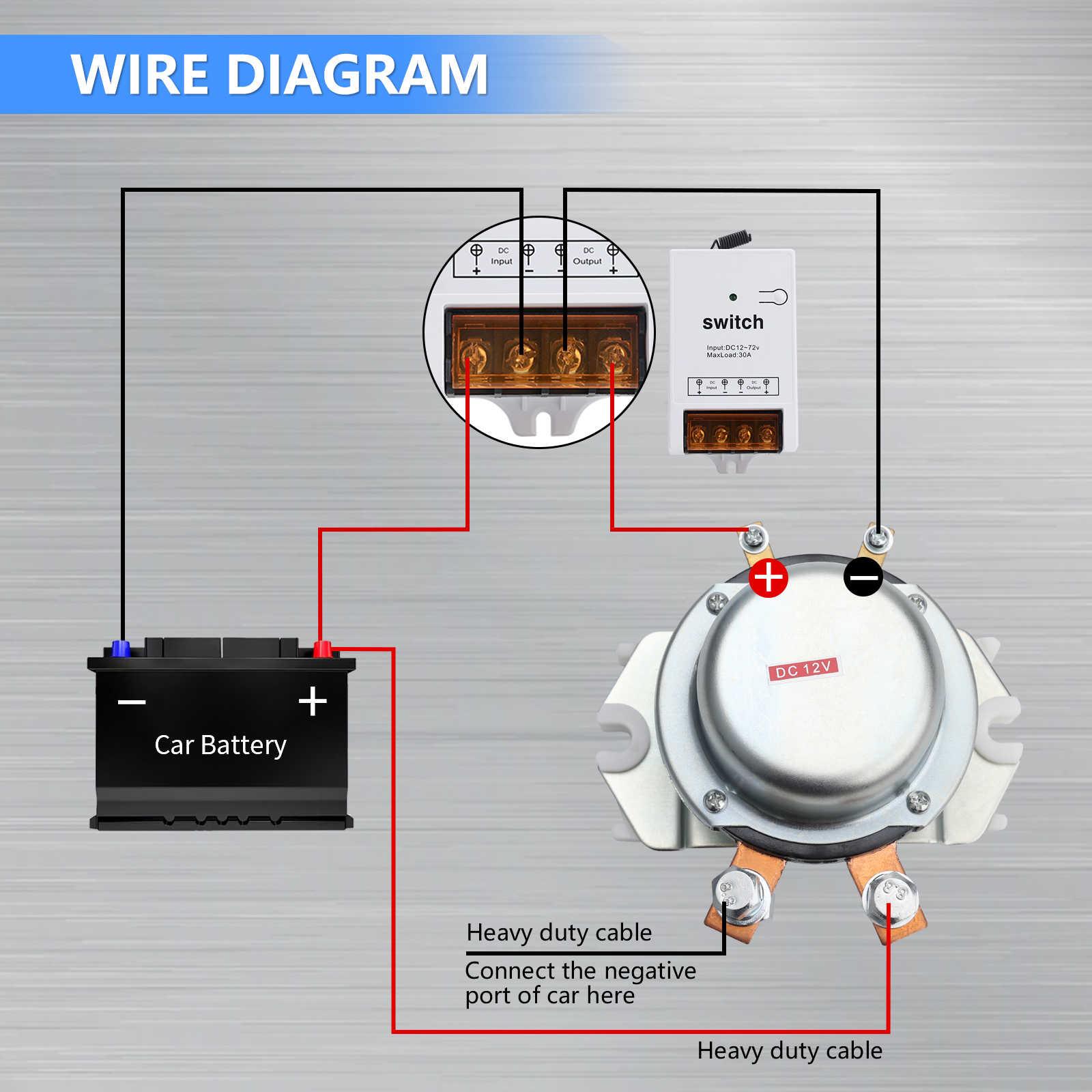 Car Wireless Remote Control Battery Disconnect Switch-MaySpare
