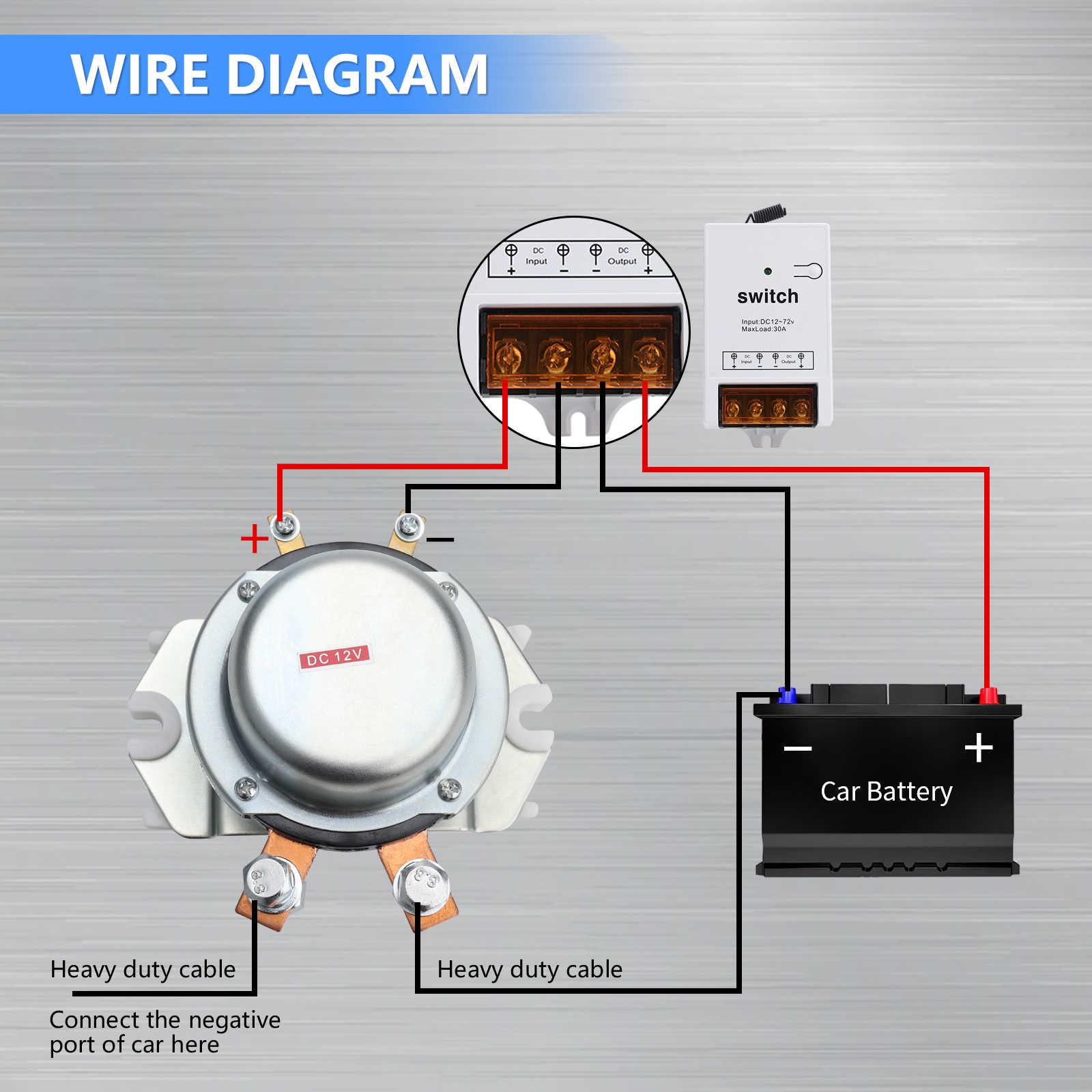 Car Wireless Remote Control Battery Disconnect Switch-MaySpare