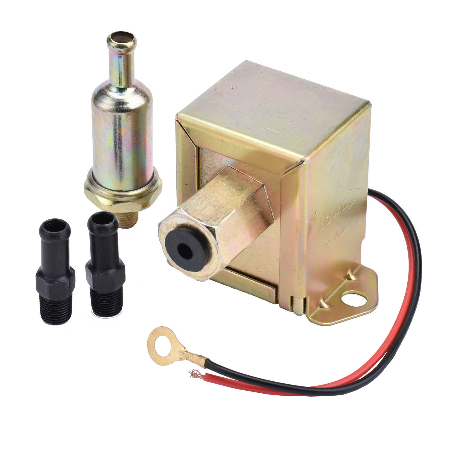 Electric Fuel Pump 12V 4.5 7 PSI Self Priming in line fuel pump Low Pressure for Petrol Diesel Engine