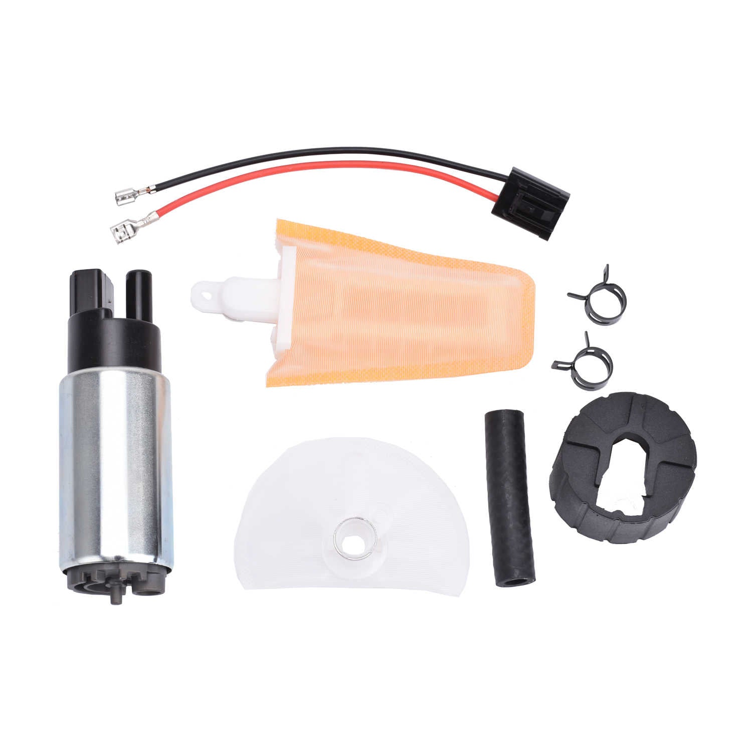 Electric Fuel Pump Kit in tank fuel pump With Installation Kit 255 LPH High Flow Fit Multiple Models Replaces E8229 E2068 E8213 EFP382A