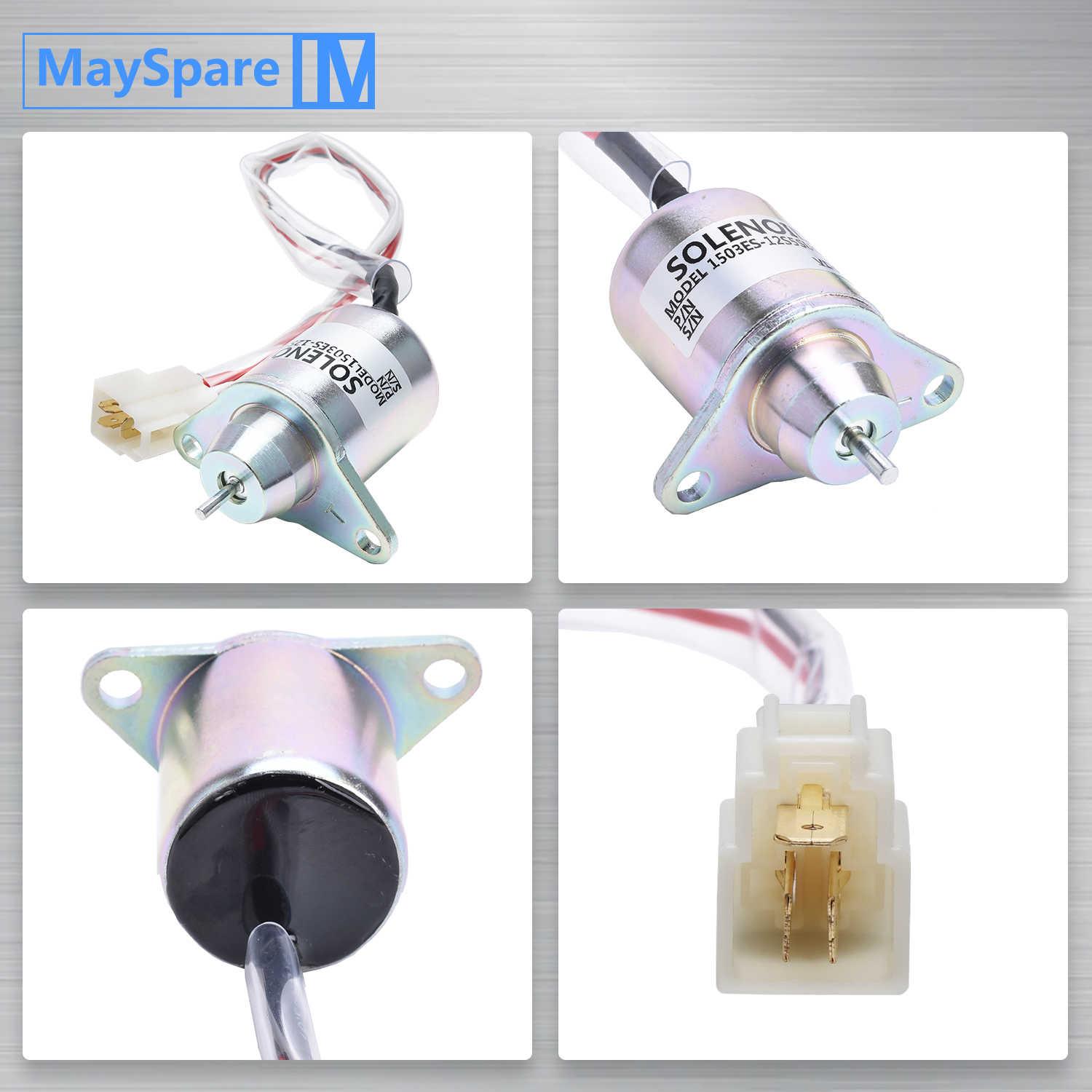 Four different angles of fuel shut off solenoid