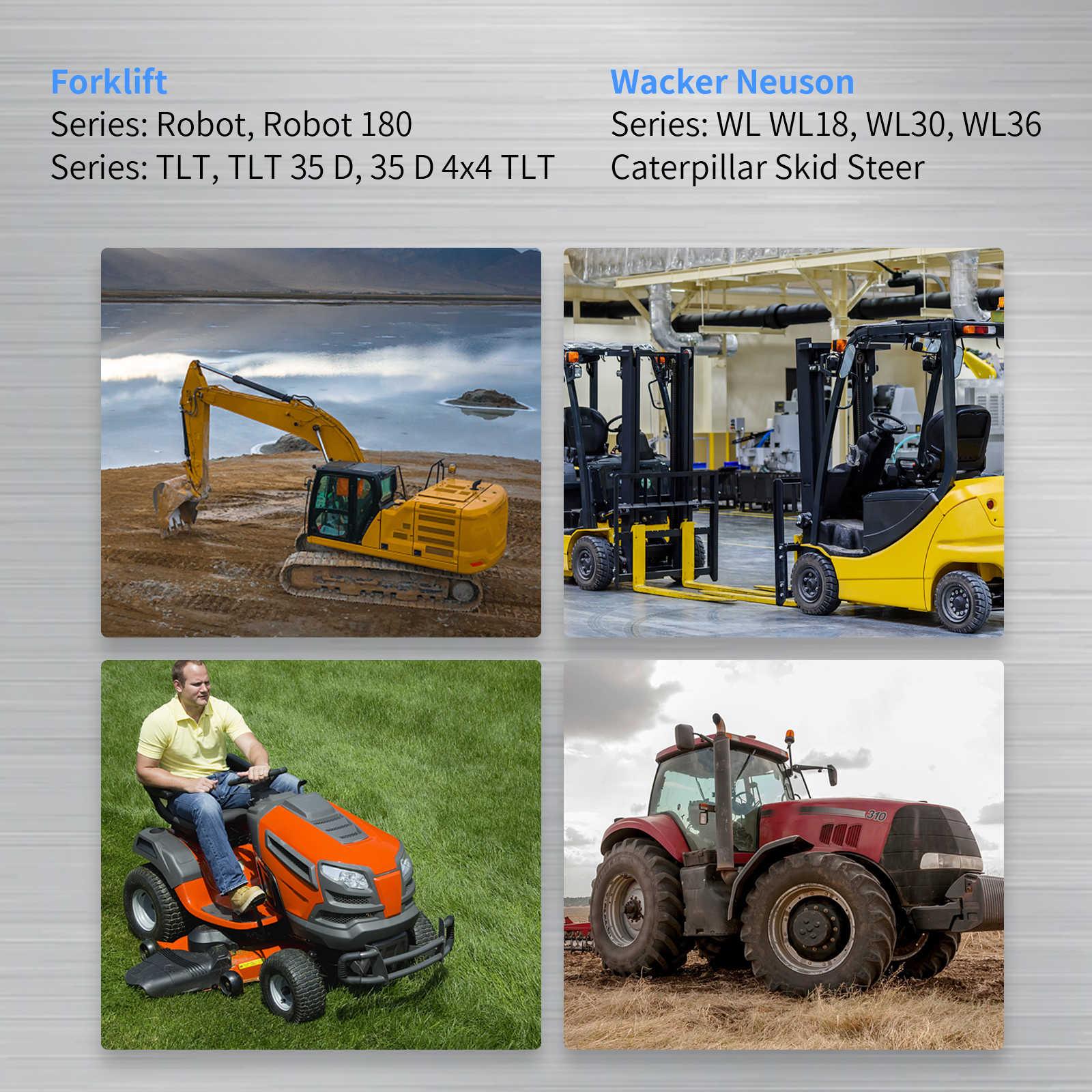 Fuel Shut Off Solenoid for excavators cranes lawn mowers tractors