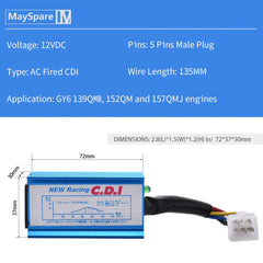 Motorcycle Igniter Spec Sheet