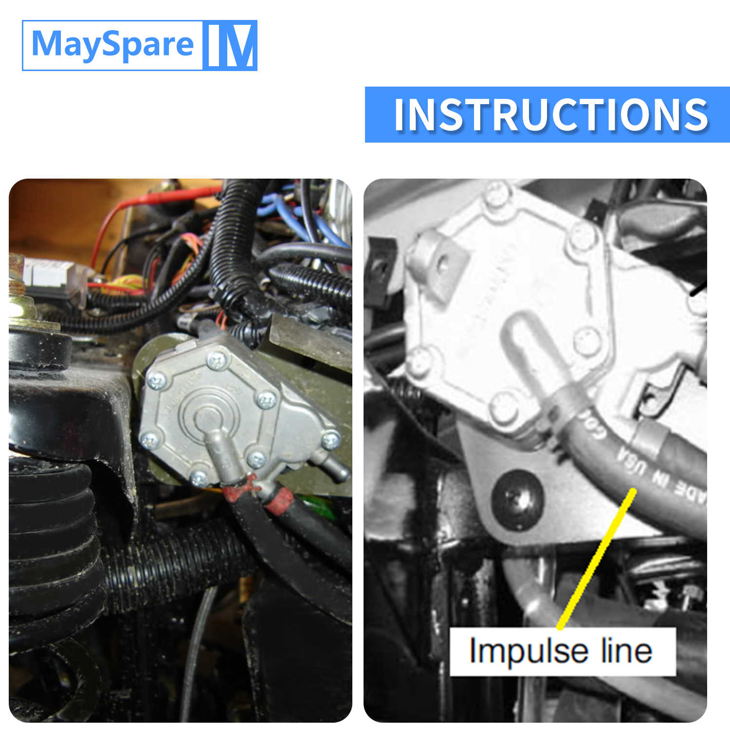 Polaris fuel pump mounted on car