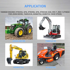 apply to John deere takeuchi komatsu kubotac