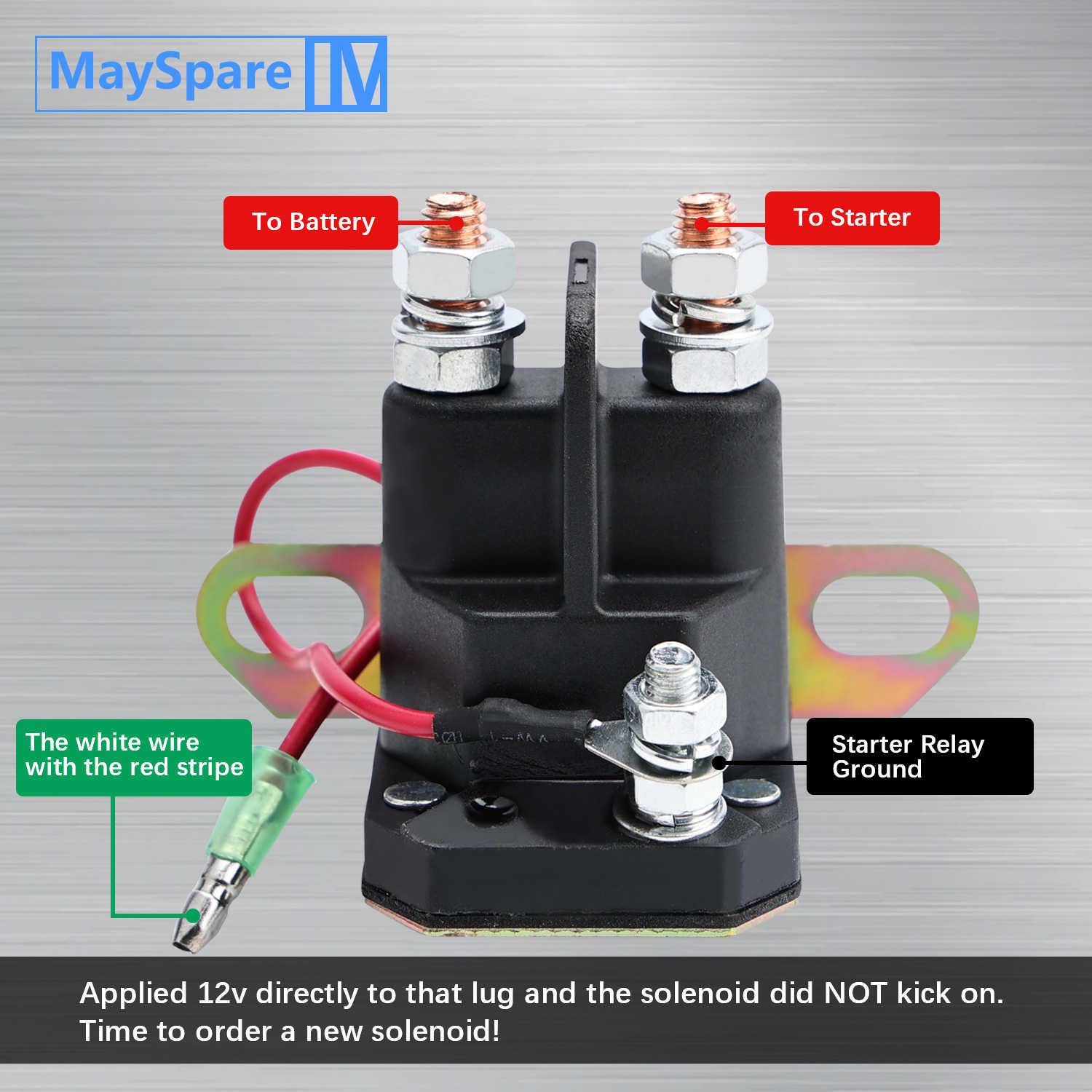 Starter Solenoid Relay Detailed description of each part