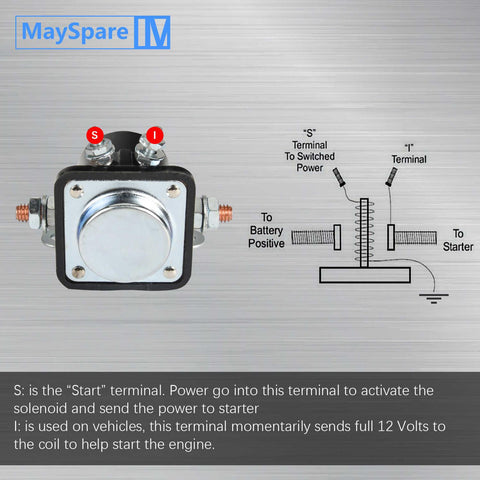 Starter Solenoid Relay Sw-3 Fit Ford Jeep Lincoln Mercury Ford Starter