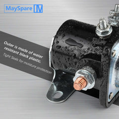 Starter Solenoid Relay outer is made of water resistant black plastic