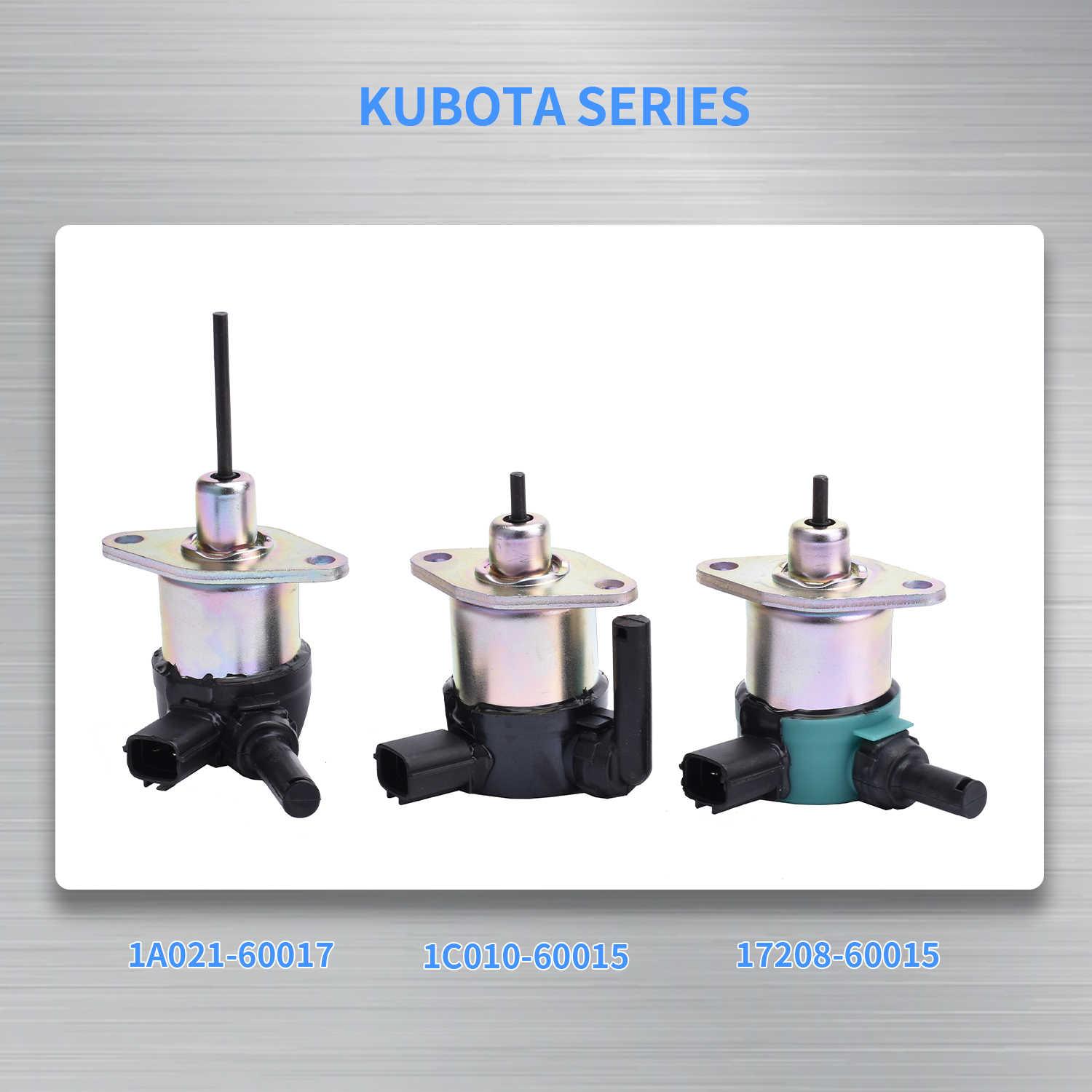Three different models of fuel shut off solenoid