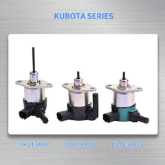 Three different models of fuel shut off solenoid