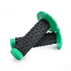 green motorcycle handlebar grips