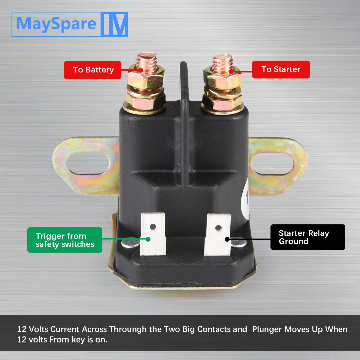 lawn mower relay wiring