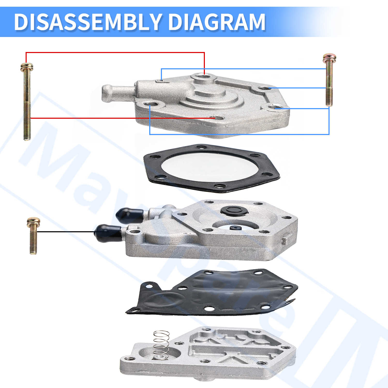 polaris fuel pump disassembly diagram