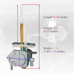 suzuki gas valve switch pump Dimensioning table 2